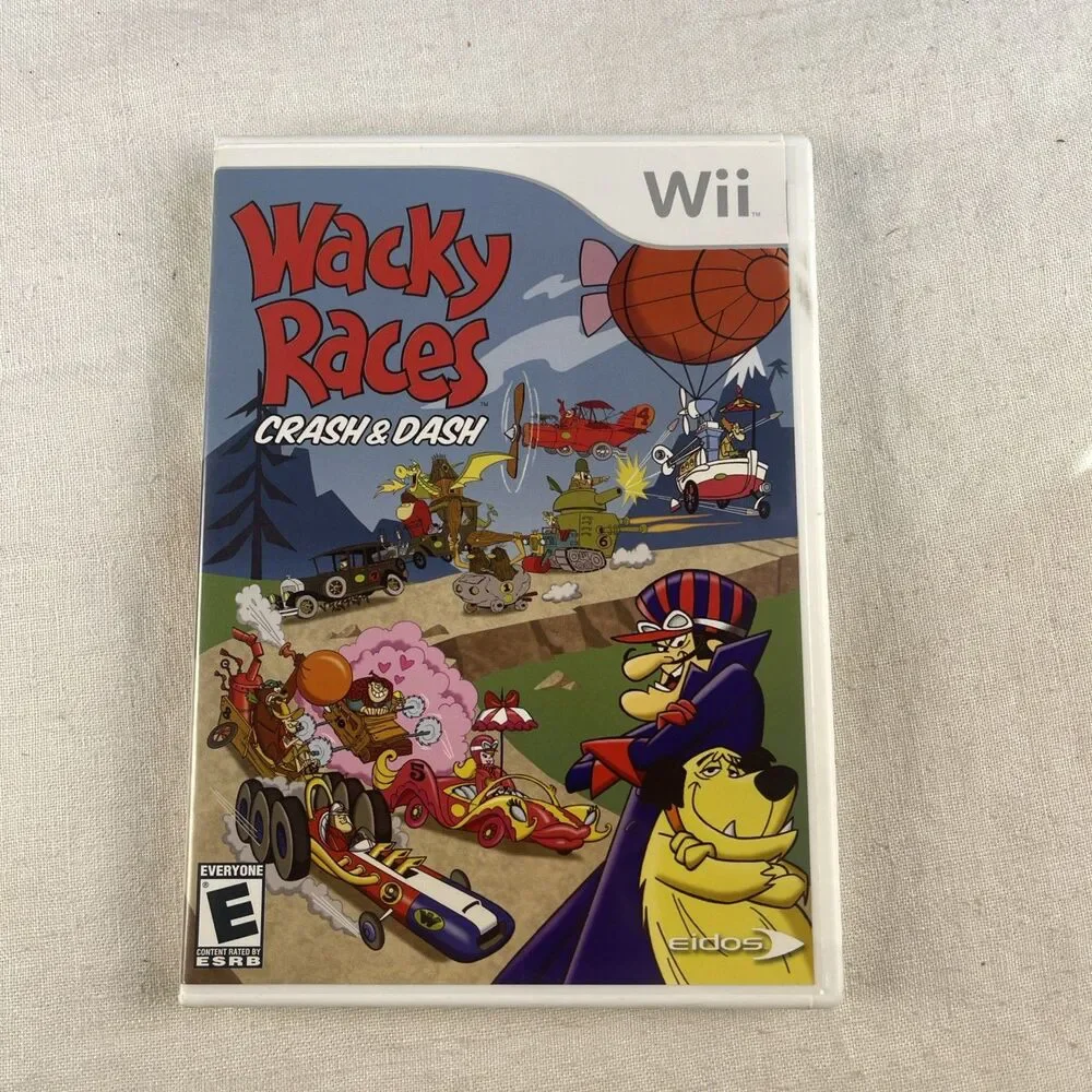 Wacky Races: Crash & Dash (Nintendo Wii, 2008) Tested/Working
